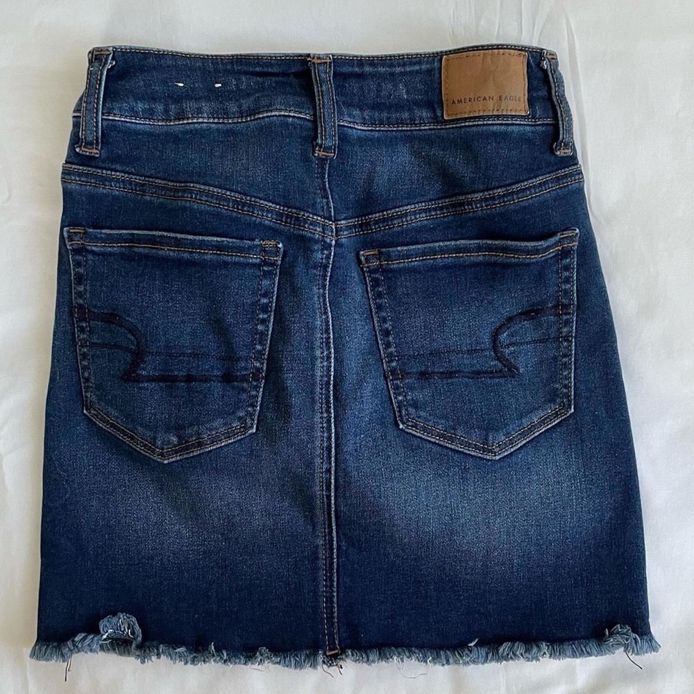 American Eagle mini denim skirt